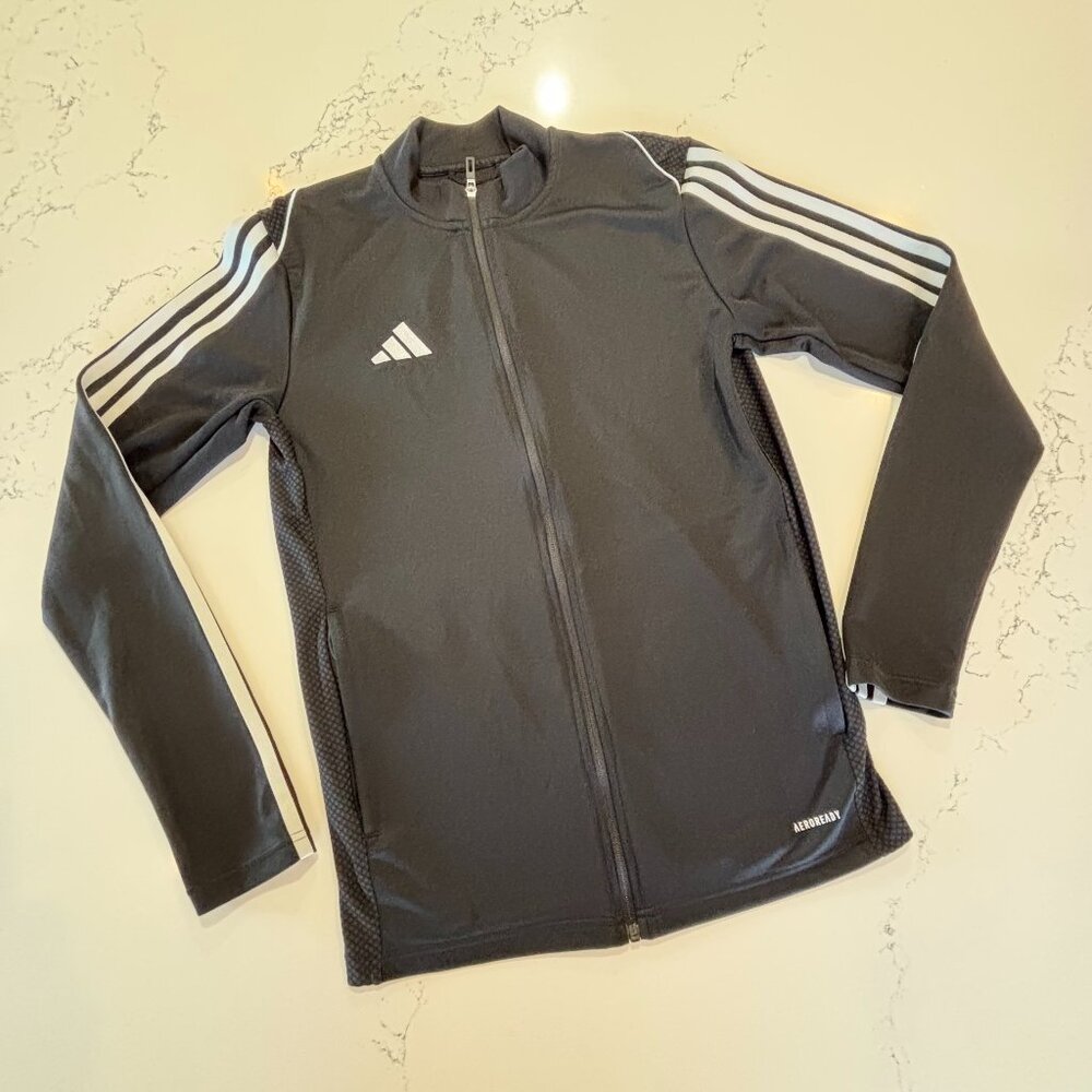 ADIDAS Slim Fit Soccer Warm-Up Jacket